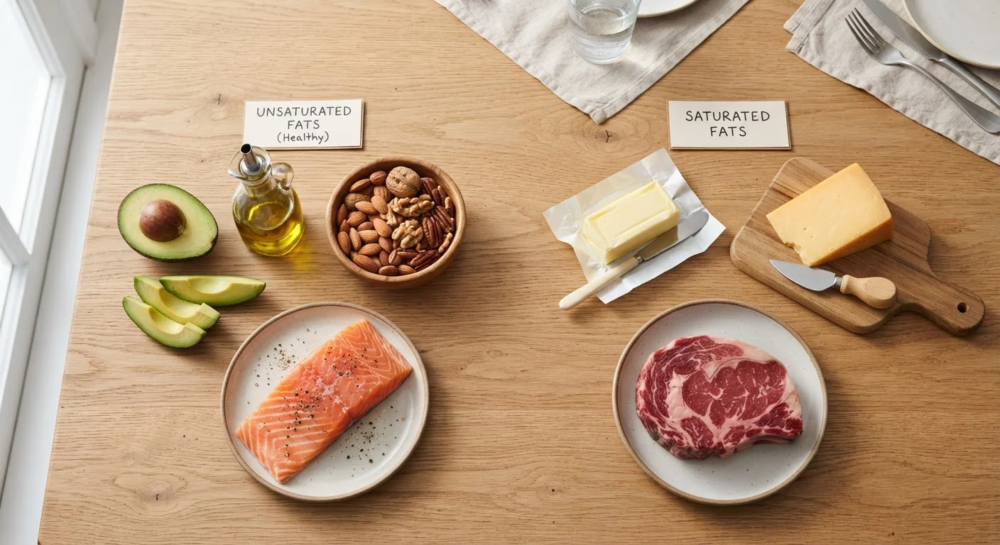 Saturated Fat vs. Unsaturated Fat: Understanding the Difference